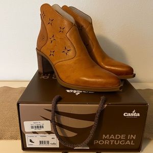 Casta Terry Boots in Cognac